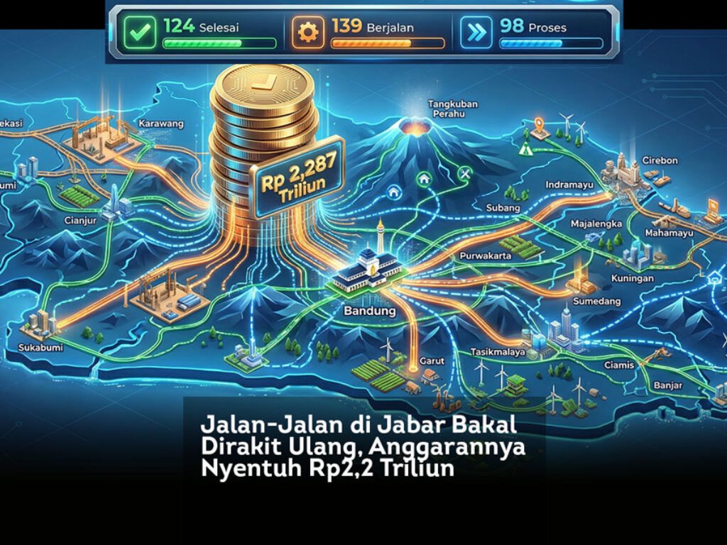 Jalan-Jalan di Jabar Bakal Dirakit Ulang, Anggarannya Nyentuh Rp2,2 Triliun – Apa Saja yang Bakal Berubah?