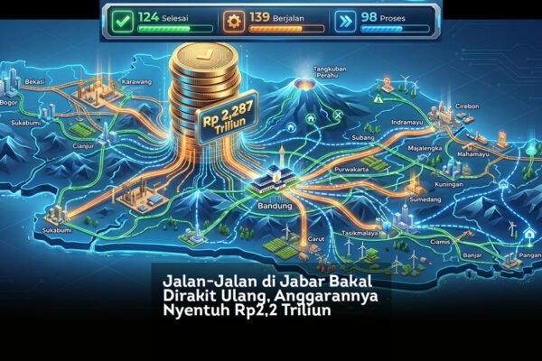 Jalan-Jalan di Jabar Bakal Dirakit Ulang, Anggarannya Nyentuh Rp2,2 Triliun – Apa Saja yang Bakal Berubah?