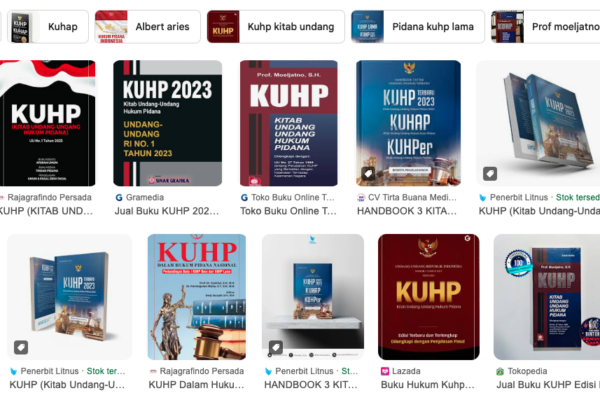 Kitab Undang-Undang Hukum Pidana (KUHP) Baru yang mulai digunakan Tanggal 2 Januari Tahun 2026. (Ft: screen google)
