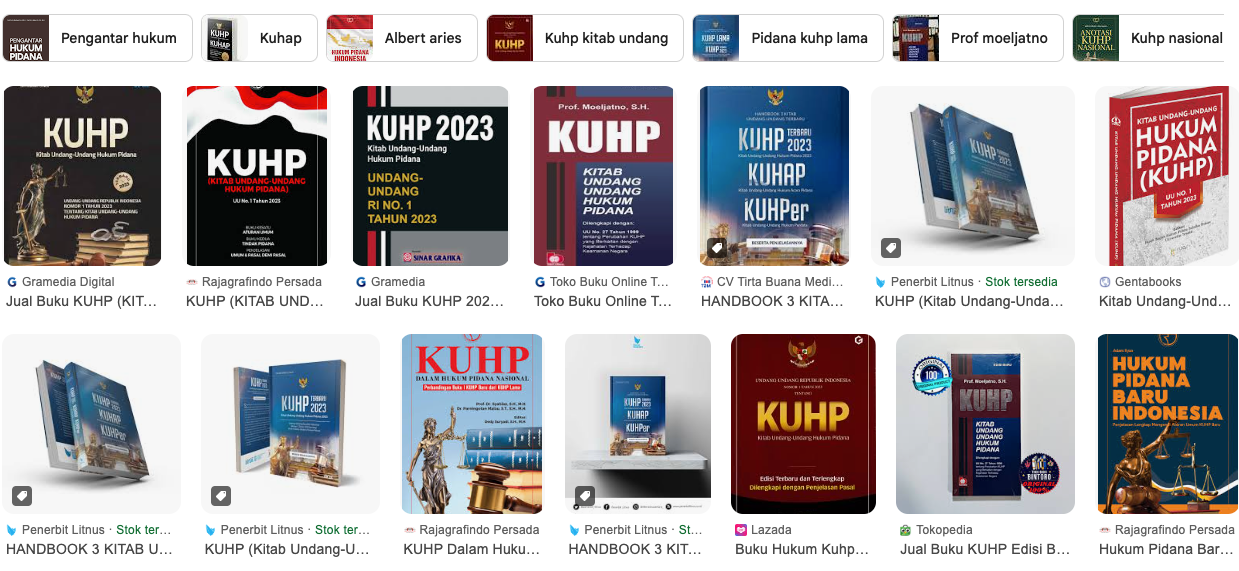 Kitab Undang-Undang Hukum Pidana (KUHP) Baru yang mulai digunakan Tanggal 2 Januari Tahun 2026. (Ft: screen google)