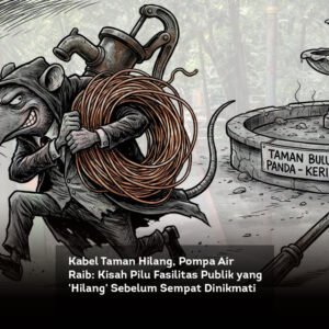 Kabel Taman Hilang, Pompa Air Raib, Kisah Pilu Fasilitas Publik yang Hilang Sebelum Sempat Dinikmati locusonline featured image