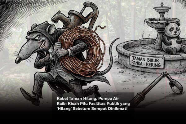 Kabel Taman Hilang, Pompa Air Raib, Kisah Pilu Fasilitas Publik yang Hilang Sebelum Sempat Dinikmati locusonline featured image