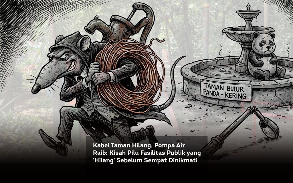 Kabel Taman Hilang, Pompa Air Raib, Kisah Pilu Fasilitas Publik yang Hilang Sebelum Sempat Dinikmati locusonline featured image