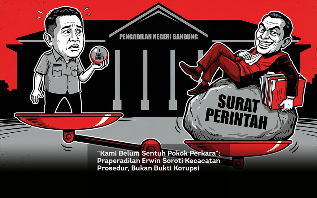 Kami Belum Sentuh Pokok Perkara. Praperadilan Erwin Soroti Kecacatan Prosedur, Bukan Bukti Korupsi locusonline featured image
