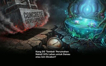 Kang DS Tembak Perumahan Nakal 10% Lahan untuk Danau atau Izin Dicabut locusonline featured image