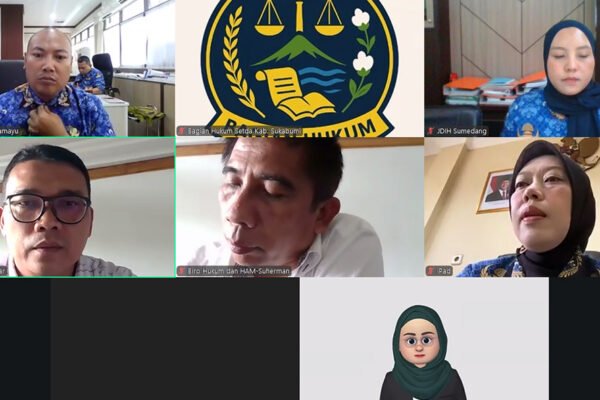 Kanwil Kemenkum Jabar Rapat Zoom Menuju Desa Sadar Hukum Dari Taat Aturan Sampai Tertib Kamera