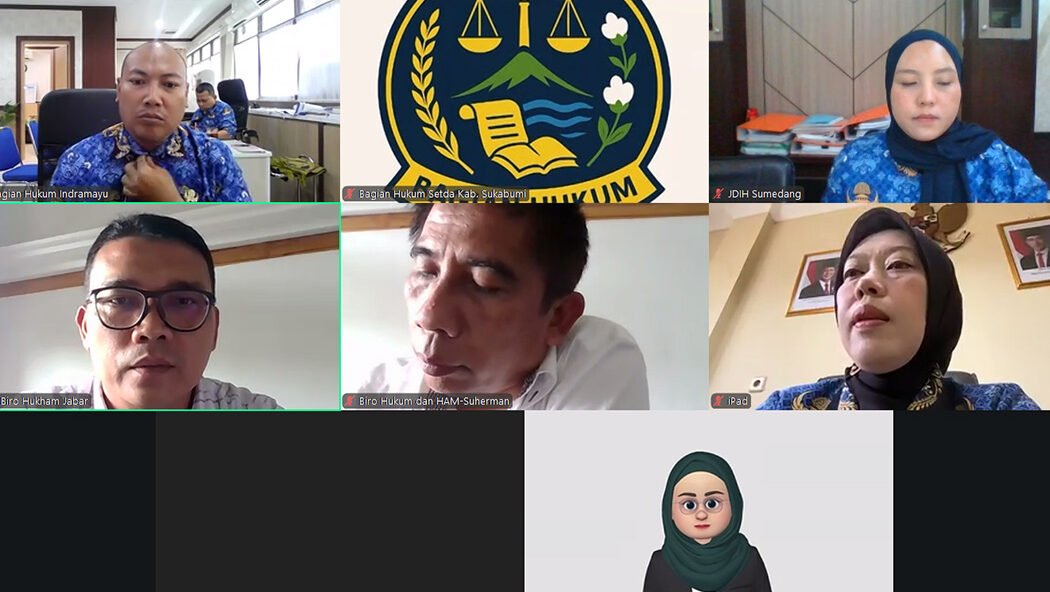 Kanwil Kemenkum Jabar Zoom