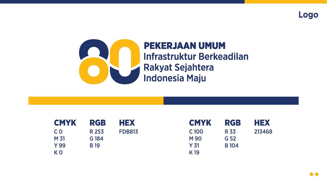 Kode Warna Media Publikasi Hari Bakti 80