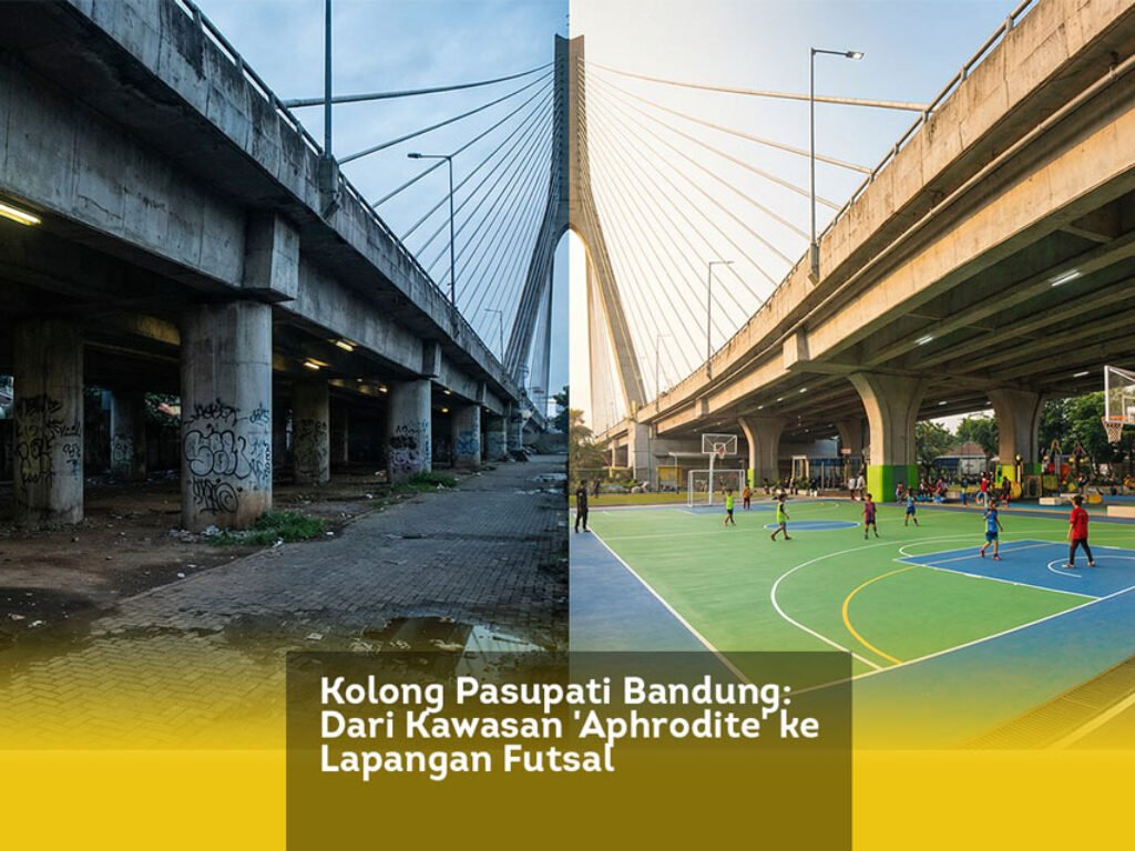 Kolong Pasupati Bandung: Dari Kawasan ‘Aphrodite’ ke Lapangan Futsal