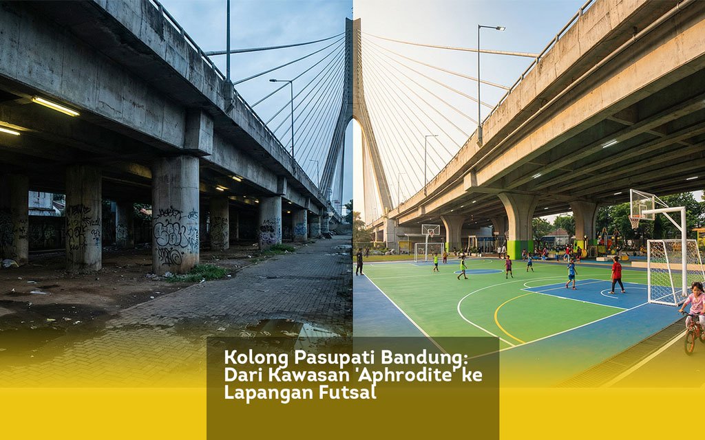 Kolong Pasupati Bandung, Dari Kawasan 'Aphrodite' ke Lapangan Futsal locusonline featured image