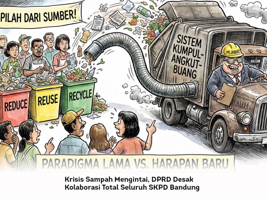 Krisis Sampah Mengintai, DPRD Desak Kolaborasi Total Seluruh SKPD Bandung