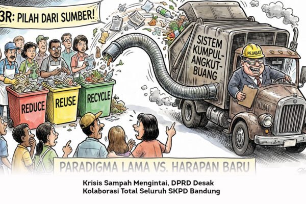 Krisis Sampah Mengintai, DPRD Desak Kolaborasi Total Seluruh SKPD Bandung locusonline featured image