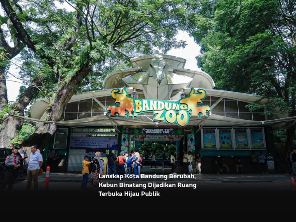 Lanskap Kota Bandung Berubah, Kebun Binatang Dijadikan Ruang Terbuka Hijau Publik