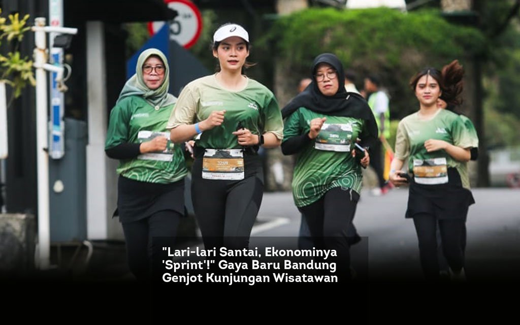 Lari lari Santai, Ekonominya Sprint. Gaya Baru Bandung Genjot Kunjungan Wisatawan locusonline featured image