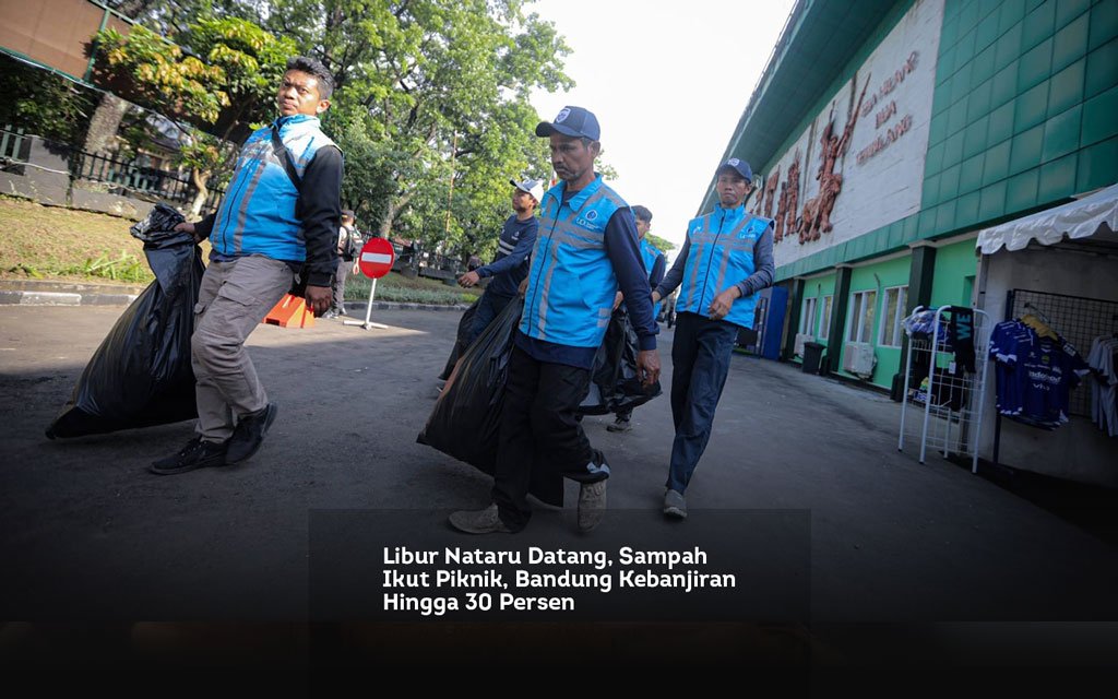 Libur Nataru Datang, Sampah Ikut Piknik, Bandung Kebanjiran Hingga 30 Persen locusonline featured image