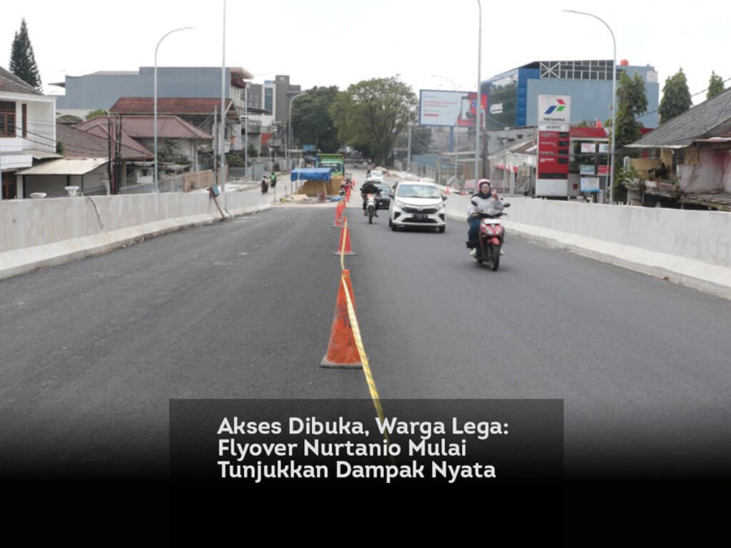 Macet di Gang Rumah Hilang, Penjual Pinggir Jalan Tersenyum: Flyover Nurtanio Akhirnya ‘Tumbuh’ dan Mulai ‘Bekerja’!