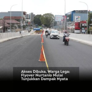 Macet di Gang Rumah Hilang, Penjual Pinggir Jalan Tersenyum. Flyover Nurtanio Akhirnya Tumbuh dan Mulai Bekerja locusonline featured image