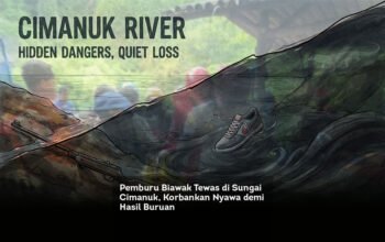 Pemburu Biawak Tewas di Sungai Cimanuk, Korbankan Nyawa demi Hasil Buruan locusonline featured image
