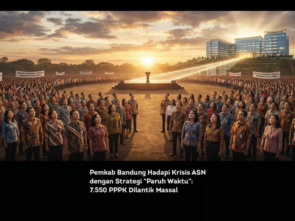 Pemkab Bandung Hadapi Krisis ASN dengan Strategi “Paruh Waktu”: 7.550 PPPK Dilantik Massal