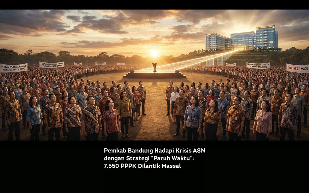 Pemkab Bandung Hadapi Krisis ASN dengan Strategi Paruh Waktu 7.550 PPPK Dilantik Massal locusonline featured image