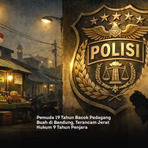 Pemuda 19 Tahun Bacok Pedagang Buah di Bandung, Terancam Jerat Hukum 9 Tahun Penjara locusonline featured image