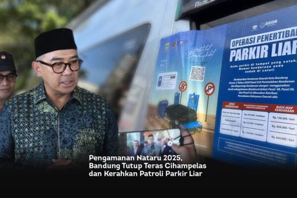 Pengamanan Nataru 2025, Bandung Tutup Teras Cihampelas dan Kerahkan Patroli Parkir Liar locusonline featured image