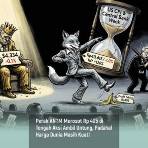 Perak ANTM Merosot Rp 405 di Tengah Aksi Ambil Untung, Padahal Harga Dunia Masih Kuat featured images ruangkosong