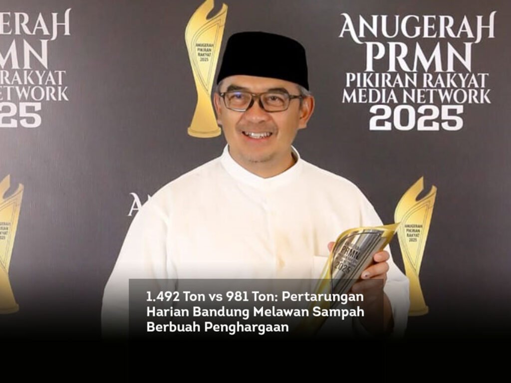 1.492 Ton vs 981 Ton: Pertarungan Harian Bandung Melawan Sampah Berbuah Penghargaan
