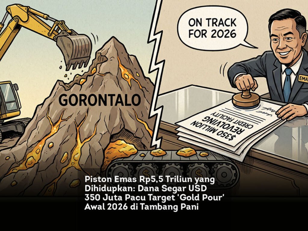 Piston Emas Rp5,5 Triliun yang Dihidupkan: Dana Segar USD 350 Juta Pacu Target ‘Gold Pour’ Awal 2026 di Tambang Pani