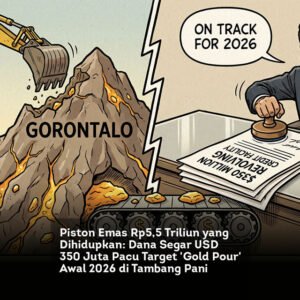 Piston Emas Rp5,5 Triliun yang Dihidupkan. Dana Segar USD 350 Juta Pacu Target Gold Pour Awal 2026 di Tambang Pani locusonline featured image