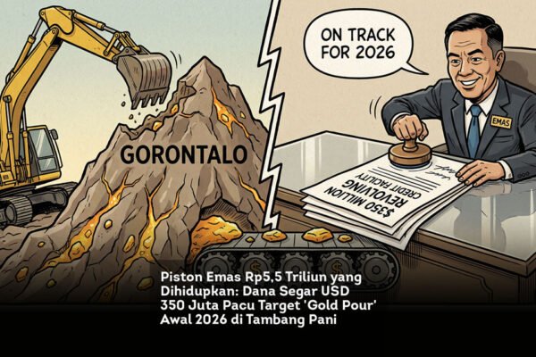 Piston Emas Rp5,5 Triliun yang Dihidupkan: Dana Segar USD 350 Juta Pacu Target ‘Gold Pour’ Awal 2026 di Tambang Pani