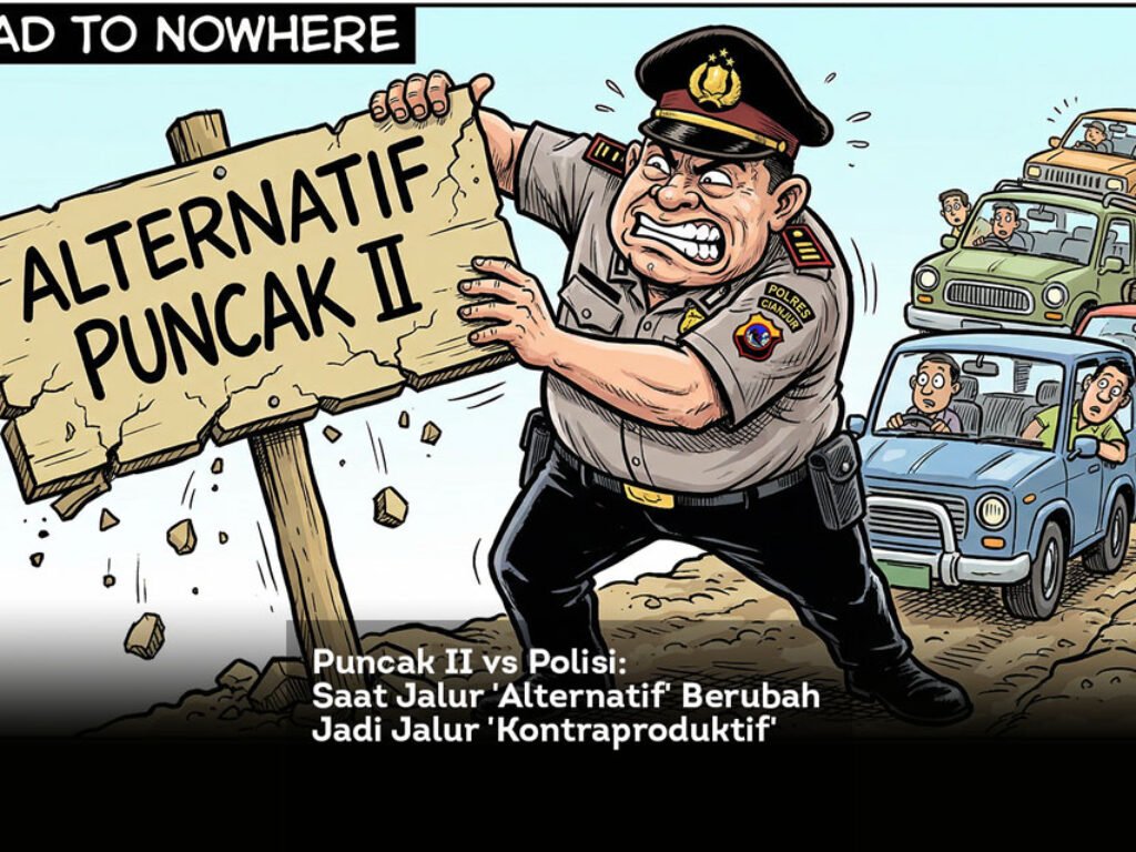 Puncak II vs Polisi: Saat Jalur ‘Alternatif’ Berubah Jadi Jalur ‘Kontraproduktif’