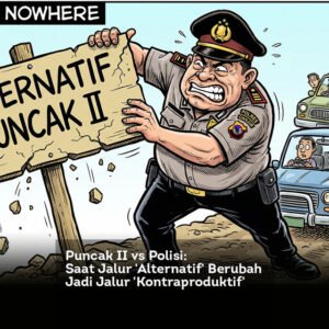 Puncak II vs Polisi: Saat Jalur ‘Alternatif’ Berubah Jadi Jalur ‘Kontraproduktif’