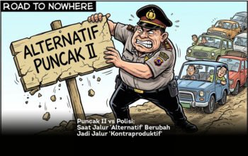 Puncak II vs Polisi: Saat Jalur ‘Alternatif’ Berubah Jadi Jalur ‘Kontraproduktif’