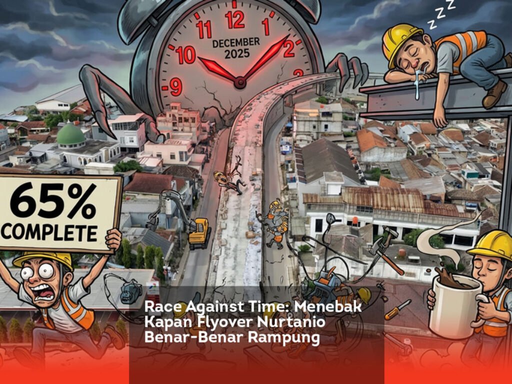 Sahabat PU Bilang 65%, Mata Kami Melihat Antrean Panjang di Bawah Pilar Flyover