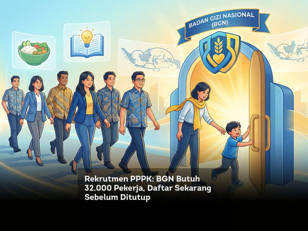 Rekrutmen PPPK: BGN Butuh 32.000 Pekerja, Daftar Sekarang Sebelum Ditutup