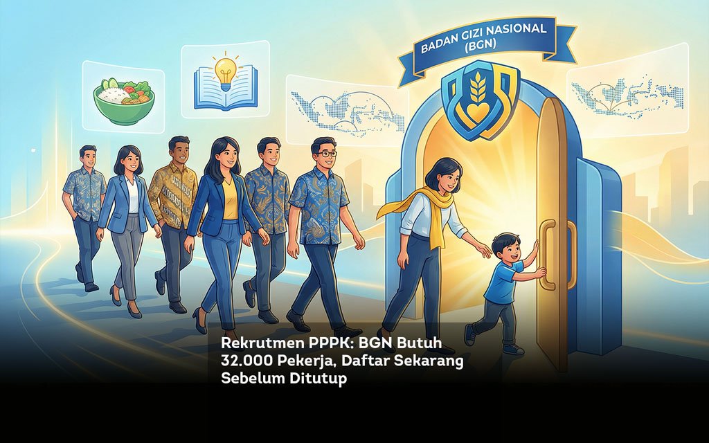 Rekrutmen PPPK. BGN Butuh 32.000 Pekerja, Daftar Sekarang Sebelum Ditutup locusonline featured image