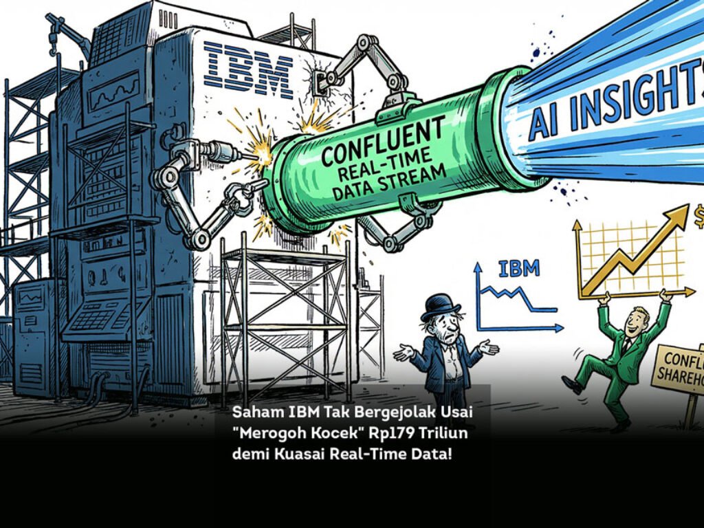 Saham IBM Tak Bergejolak Usai “Merogoh Kocek” Rp179 Triliun demi Kuasai Real-Time Data!