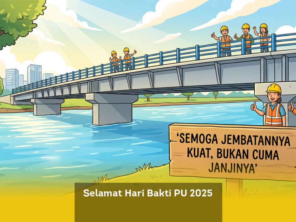 Selamat Hari Bakti PU 2025: Semoga Jembatannya Kuat, Bukan Cuma Janjinya