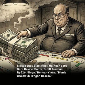 Si Raja Duit BlackRock Ngincer Batu Bara Bakrie-Salim, BUMI Tembus Rp326! Sinyal ‘Bencana’ atau ‘Bisnis Brilian’ di Tengah Resesi?