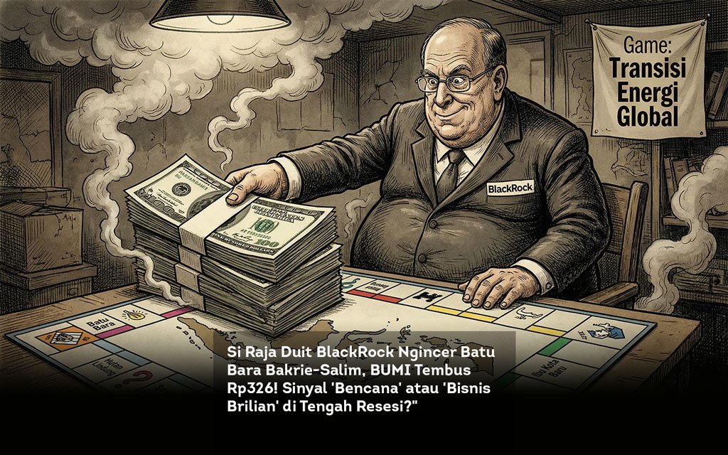 Si Raja Duit BlackRock Ngincer Batu Bara Bakrie Salim, BUMI Tembus Rp326 locusonline featured image