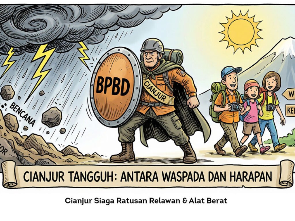 Siaga Ratusan Relawan & Alat Berat: Skenario Terburuk di Jalur Mudik Cianjur dan Para Petugas di Lapangan