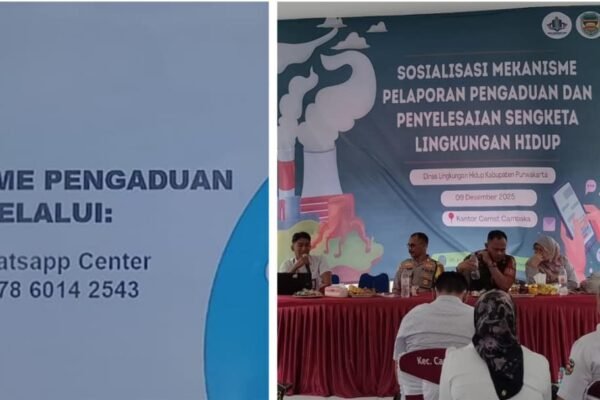 DLH Purwakarta Akhirnya Ajari Cara Mengadu Limbah Industri
