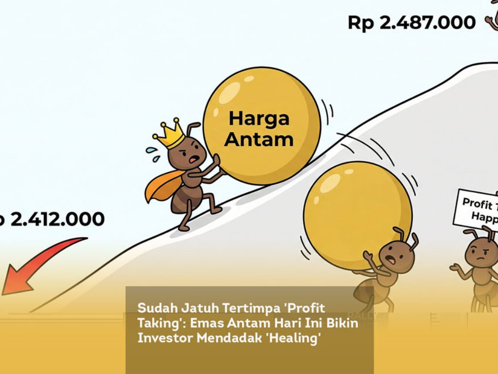 Sudah Jatuh Tertimpa ‘Profit Taking’: Emas Antam Hari Ini Bikin Investor Mendadak ‘Healing’