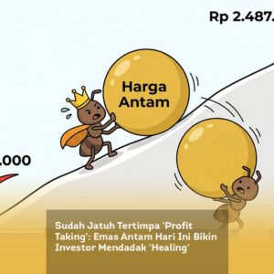 Sudah Jatuh Tertimpa Profit Taking. Harga Emas Antam Hari Ini Bikin Investor Mendadak Healing locusonline featured image