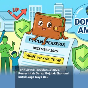 Tarif Listrik Triwulan IV 2025, Pemerintah Serap Gejolak Ekonomi untuk Jaga Daya Beli locusonline featured image