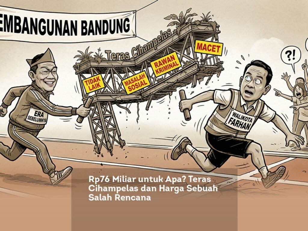 Rp76 Miliar untuk Apa? Teras Cihampelas dan Harga Sebuah Salah Rencana