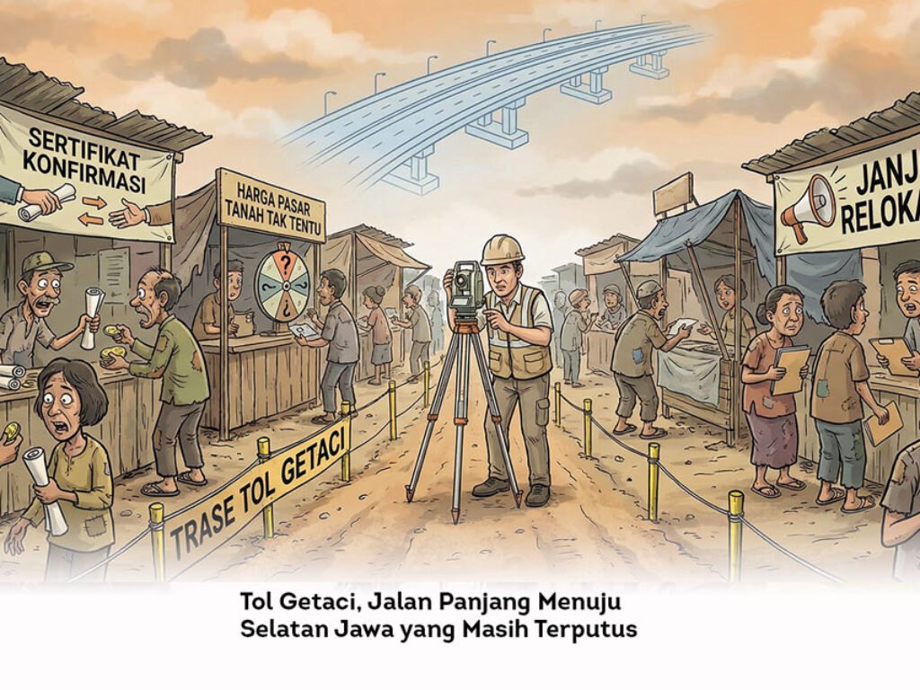 Tol Getaci, Jalan Panjang Menuju Selatan Jawa yang Masih Terputus
