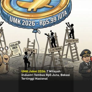 UMK Jabar 2026, 7 Wilayah Industri Tembus Rp5 Juta, Bekasi Tertinggi Nasional locusonline featured image