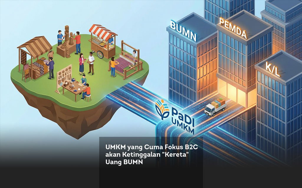 UMKM yang Cuma Fokus B2C akan Ketinggalan Kereta Uang BUMN locusonline featured image